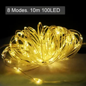 Living And Home 10M Fairy String Lights,3000K,Powered By 3 Aa Batteries