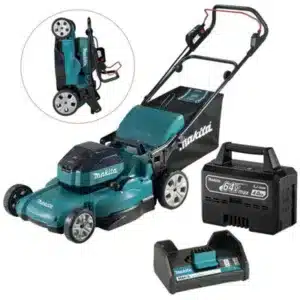 Makita Lm002jm101 64V Max Brushless 53Cm Lawnmower + 4.0Ah Battery + Charger Light