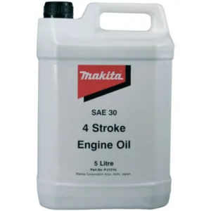 B&Q Makita 4 Stroke Engine Oil Sae 30 - 5 Ltr Bottle - For Em2651lh Bhx2501 +++