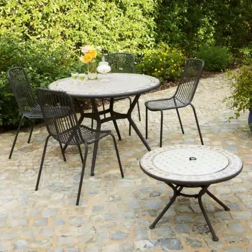 Blooma Silene Metal Dining Set