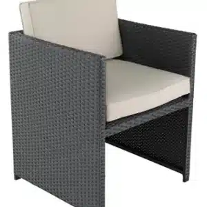 B&Q Blooma Java 2 Chairs With Cushions