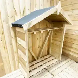 Marlborough Apex Wooden Log Store (915Mm X 355Mm X 1200Mm)