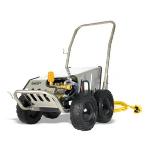 V-Tuf 240V Heavy Industrial Stainless Mobile Cold Pressure Washer 120 Bar 11L/Min