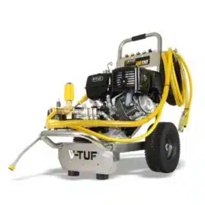 V-Tuf Gb110 3000Psi, 200Bar, 21L/Min Industrial 13Hp Gearbox Driven Honda Petrol Pressure Washer Black