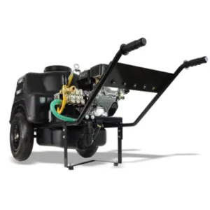 V-Tuf Torrent 2H Industrial 5.5Hp Petrol 150L Barrow Bowser Pressure Washer 150Bar 13 Litres Per Minute - Honda Gx160 Black