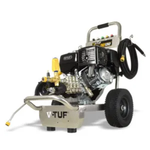 V-Tuf Dd130 Industrial 13Hp Honda Driven Petrol Pressure Washer - 4350Psi,300Bar (Max) 15L/Min Black