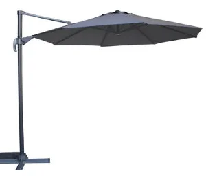 Out & Out Original Havana - Rectangular Cantilever Parasol - 3X4m - Graphite