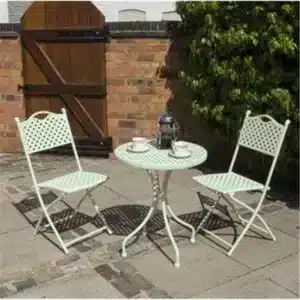 Cheshire 2 Seater Deluxe Havana Bistro Garden Set - Green