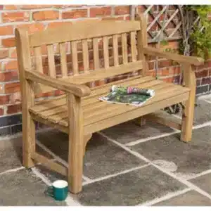 Cheshire 2 Seater 1.2M Heavy Duty Wooden Bench