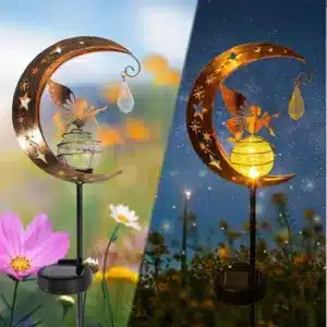 B&Q Solar Fairy Moon Solar Decorative Led Light