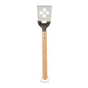 B&Q Spatula With Handle In Wood Brown/Silver