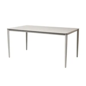 Blooma Mayotte Metal 4 Seater Table Grey