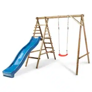 Blooma Ola Multicolour Pine Swing & Slide