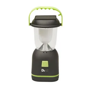 Diall Black & Green Battery-Powered Led 70Lm Lantern Black/Green