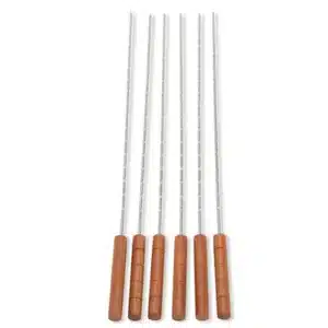 Blooma Skip20a Set Of 6 Skewers With Wood Handl