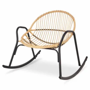 Blooma Cuba Wooden Rocking Chair Cream