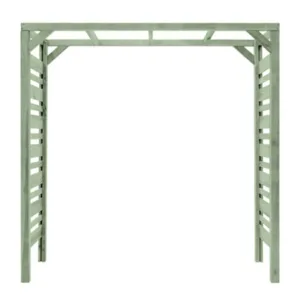 Grange Fencing Urban Garden Arch Sage Green