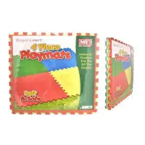 M.y Playmat, Pack Of 4 Blue/Green/Red