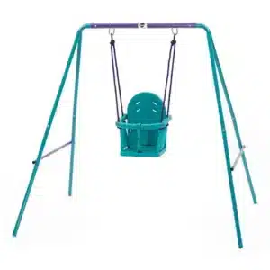 Plum Outdoor Metal 2 In 1 Swing Set