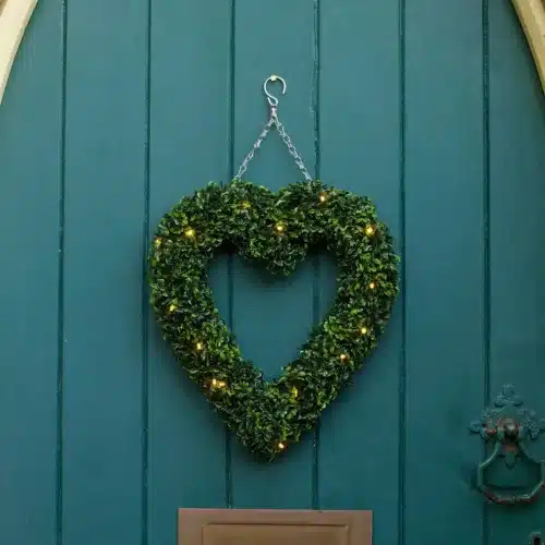 Smart Garden Pre-Lit Heart Artificial Topiary