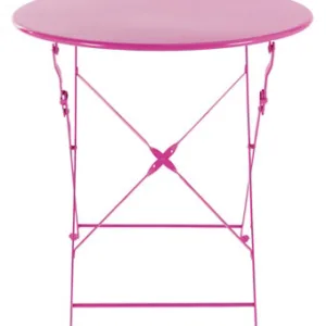 Blooma Metal 2 Seater Round Table Pink