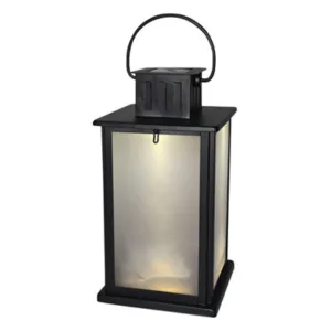 B&Q Skip18d Orthos Solar Lantern Black