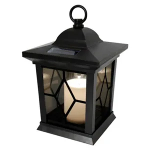 B&Q Skip18d Maury Solar Lantern Black