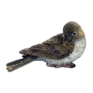 B&Q Resting Female Sparrow Garden Ornament